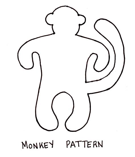 Printable Monkey Pattern
